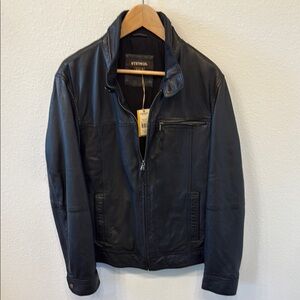 Stetson Black Lightweight Leather Jacket
